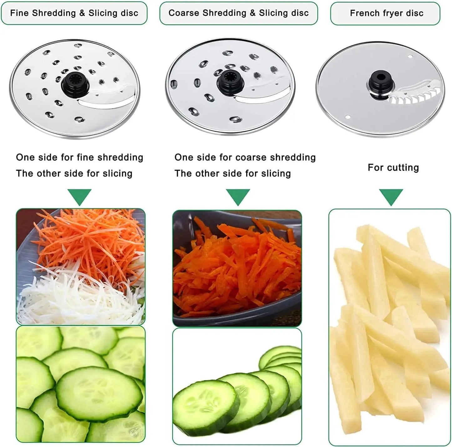 TopStrong 11-in-1 Food Processor – 1100W, 3.2L, 3 Speeds