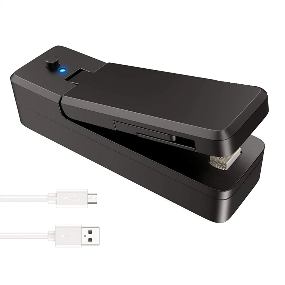 USB Mini Bag Sealer 2-in-1 Portable Heat Sealer & Cutter